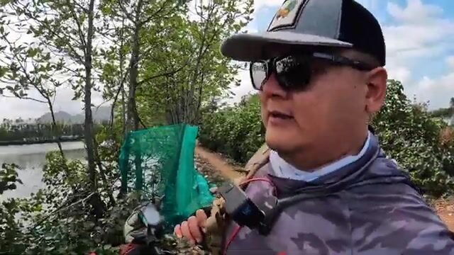 Испытание мягких приманок на озере в Куинёне, Вьетнам