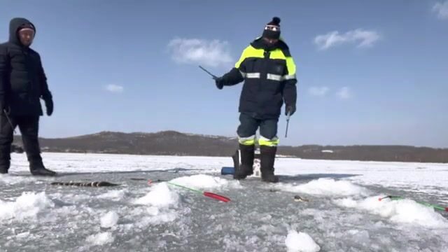 Ловля наваги на блесну и червя в бухте Круглой на Русском острове