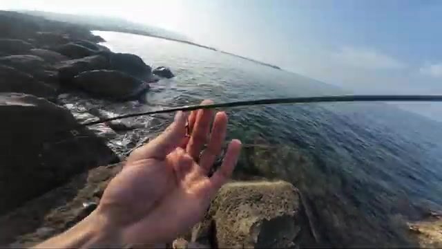 Ловля на легкий джиг с берега в Трабзоне