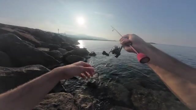 Ловля на легкий джиг с берега в Трабзоне