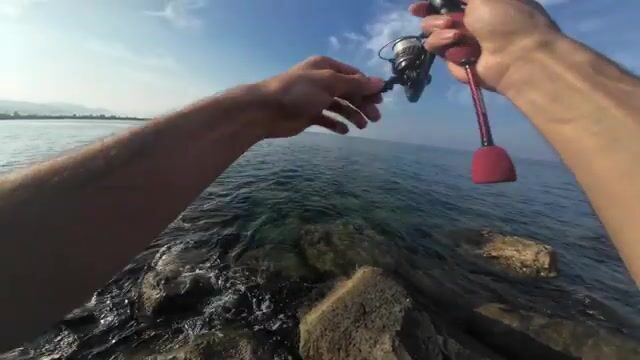 Ловля на легкий джиг с берега в Трабзоне