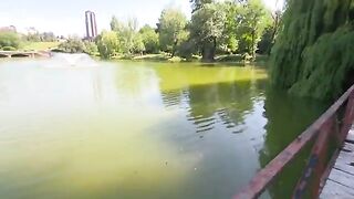 Бухарест, парк Карол: поиски магнитом и отдельный рыболовный день