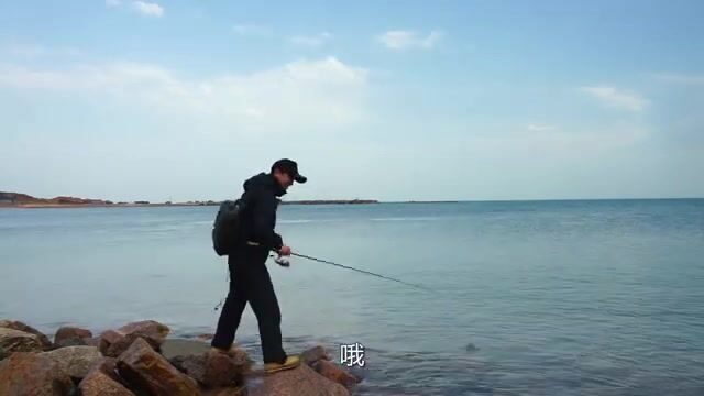 На скалистом берегу Вэйхая перешли на техасскую оснастку и достали черного окуня