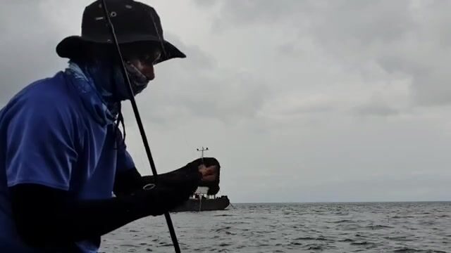 Береговая рыбалка в Экваториальной Гвинее на самоделку и желудки