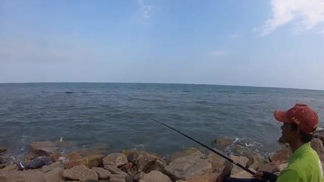 Морская ловля в Хотраме в марте с двумя рыбами