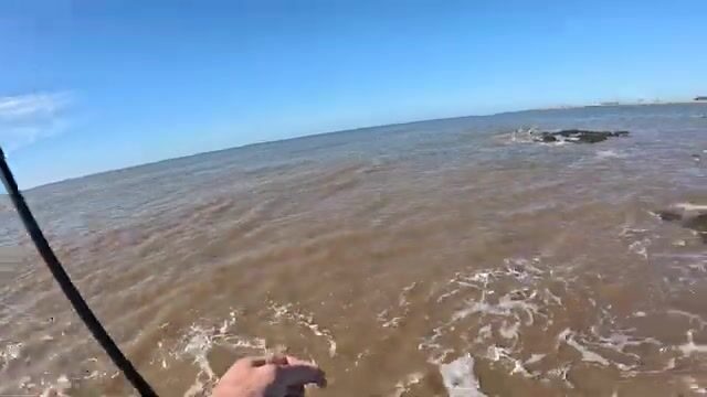 Первый выезд в Монтевидео на Рио-де-ла-Плата со свежей креветкой