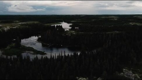 Первый вечер на реке Корней в Квебеке и лосось в подсаке