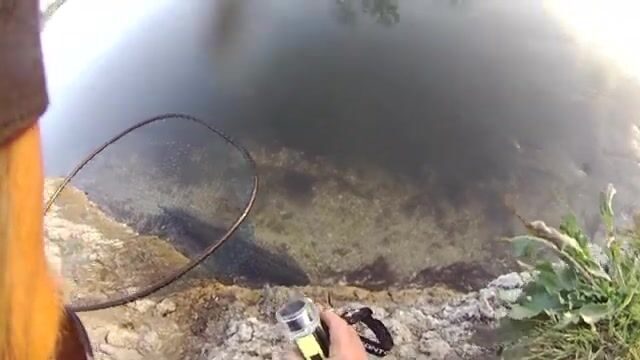 На Эйвоне вместо лосося желтая вертушка подняла щуку