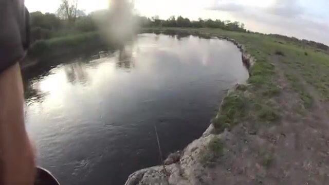 На Эйвоне вместо лосося желтая вертушка подняла щуку