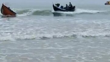 Живые креветки и кефаль в улове у Хотрама