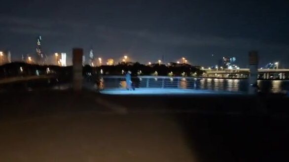 Ночной проход по мосту у залива Шэньчжэнь и разговор о наживке