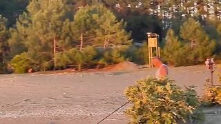 Цитрусовый совхоз, Абхазия: берег у «Сосновой рощи» и рыбалка