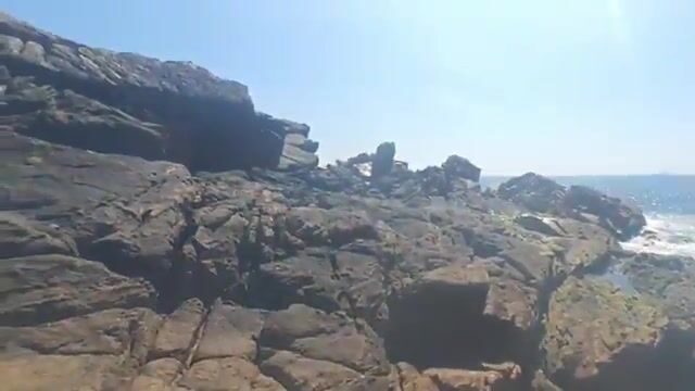 Вернулись к скалам Нёнхая и ловили на хлебное тесто