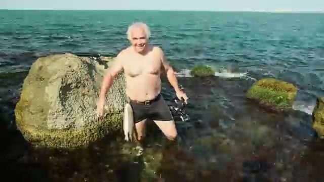 Подводная охота на кефаль и шашлык на берегу Каспия с Тарланом