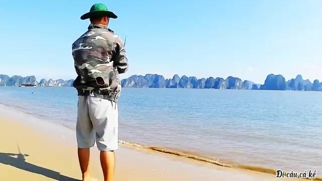 Полуденный спиннинг на пляже Туанчау и посадка гидросамолета рядом