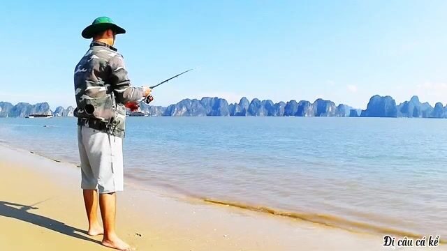 Полуденный спиннинг на пляже Туанчау и посадка гидросамолета рядом
