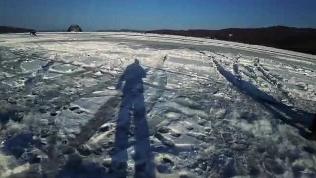 Воскресная ловля корюшки на самодурчики у Русского острова