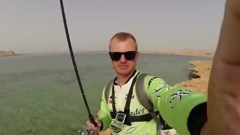 Береговая ловля в кораллах Красного моря в Судане