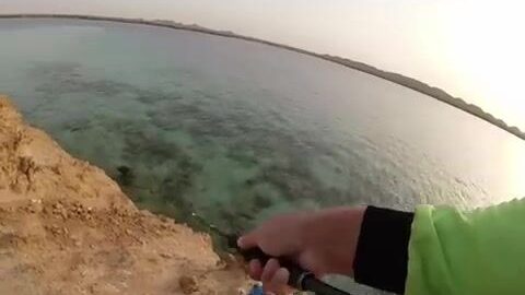 Береговая ловля в кораллах Красного моря в Судане