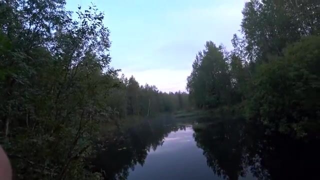 Ночёвка на Южной Яде под Архангельском и три щуки на блесну