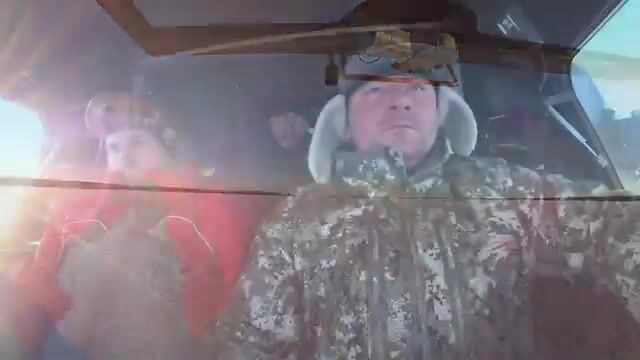 Зимний лагерь на Онеге и поездка за окунем