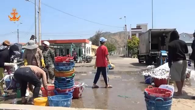 Рыбу-саблю сортировали и грузили в порту Ниньчу