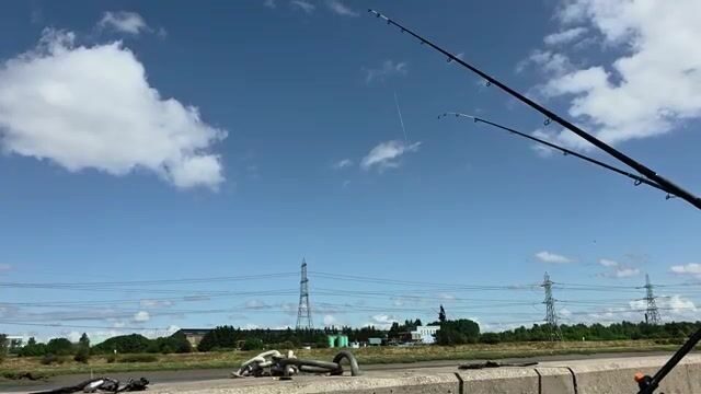 Ночная рыбалка в Блэкпуле с неожиданной акулой