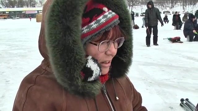 На Народной рыбалке во Владивостоке было холодно и тесно